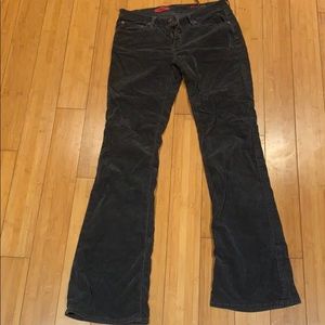 AG dark grey corduroy pants (the angel)